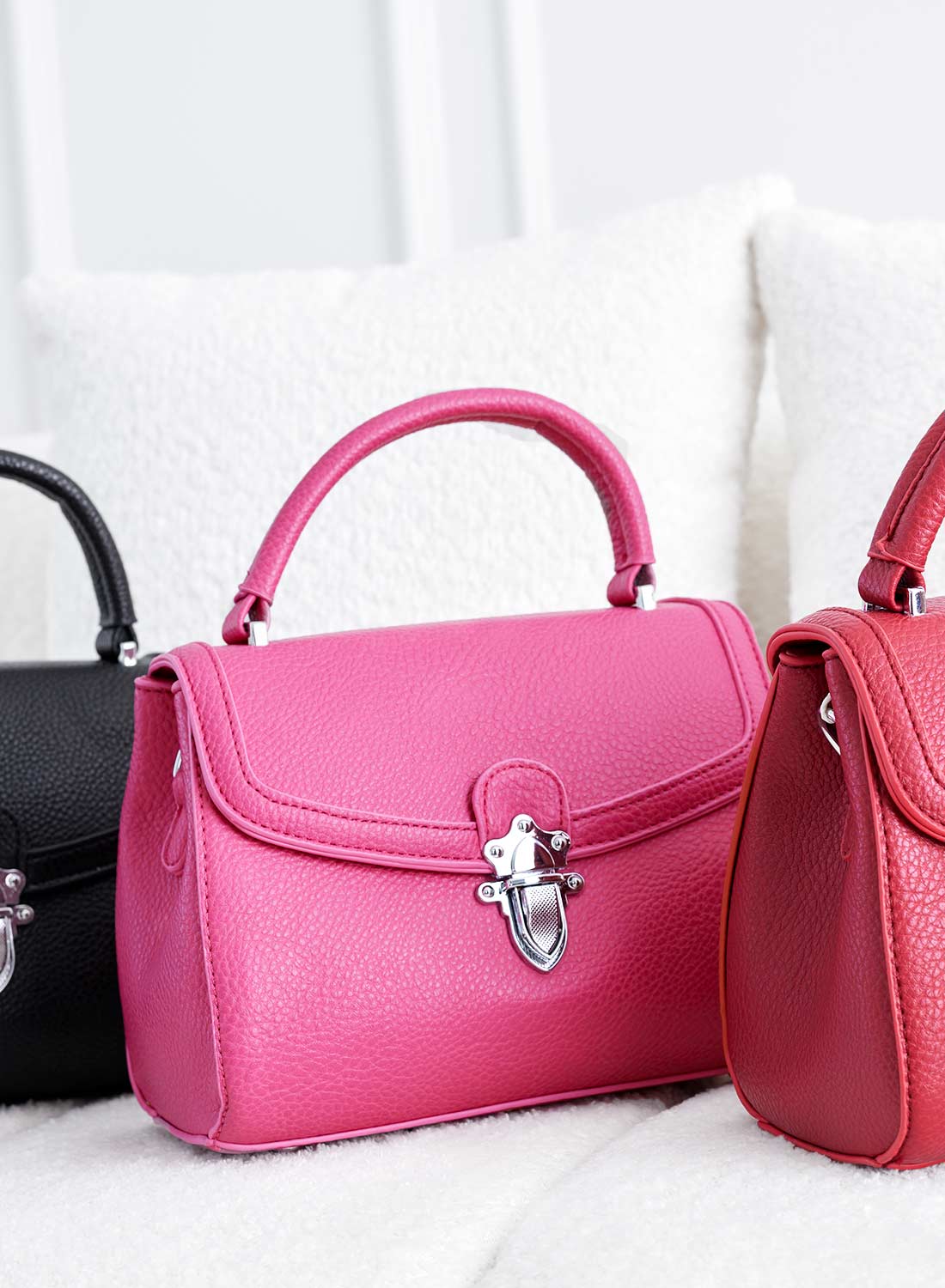 Sac fuchsia avec bandoulière B232