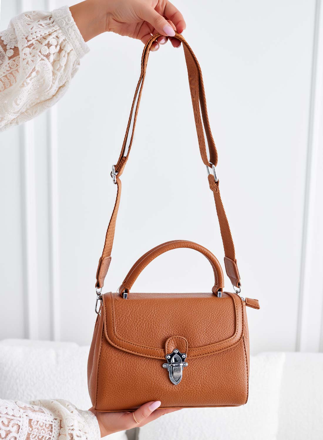 Sac camel avec bandoulière B232