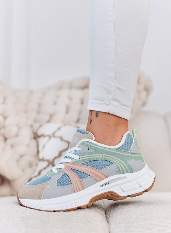 ANGELA - Multicolor Sporty Sneakers with Comfort Sole