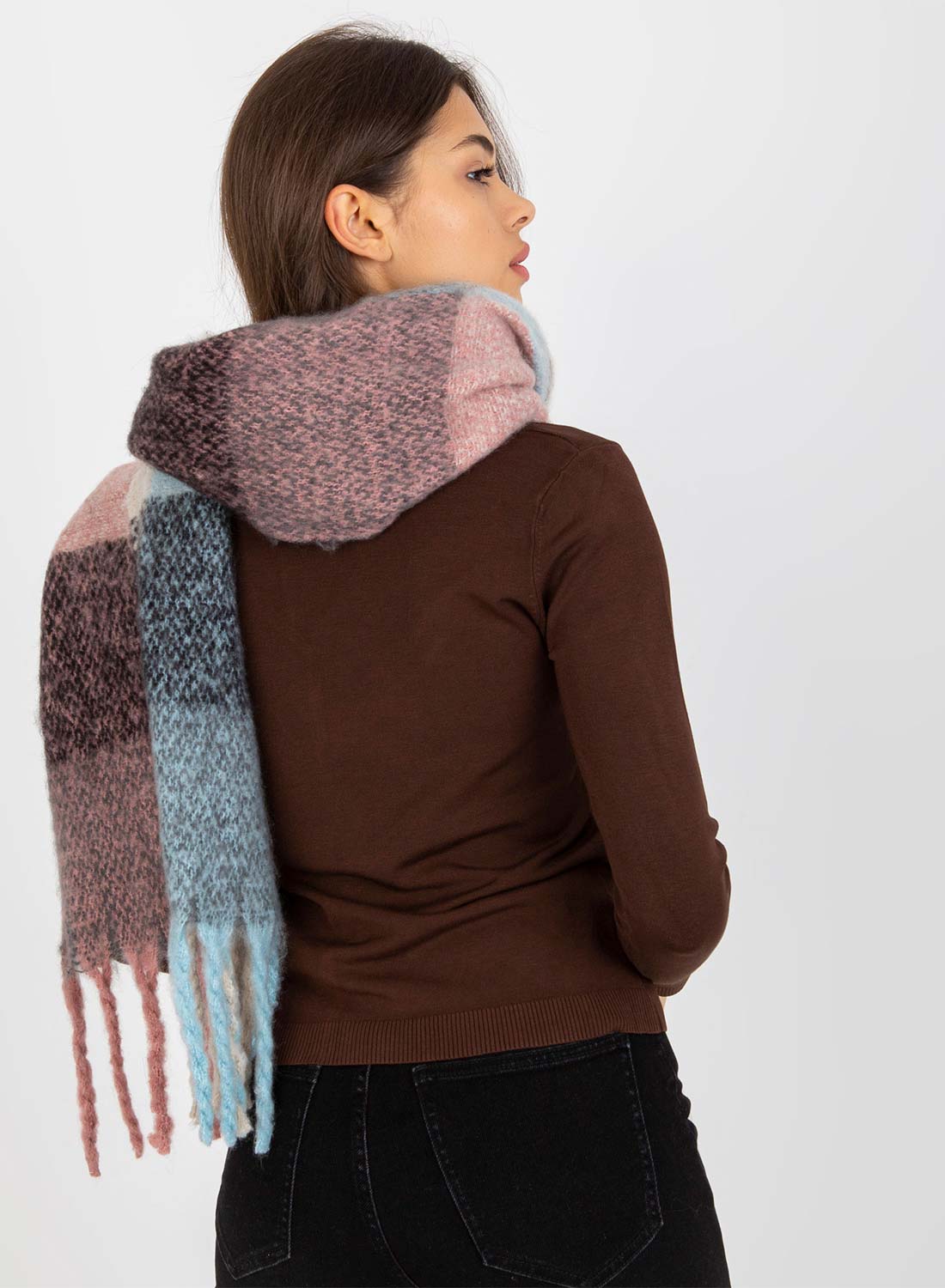 Sciarpa oversize multicolor