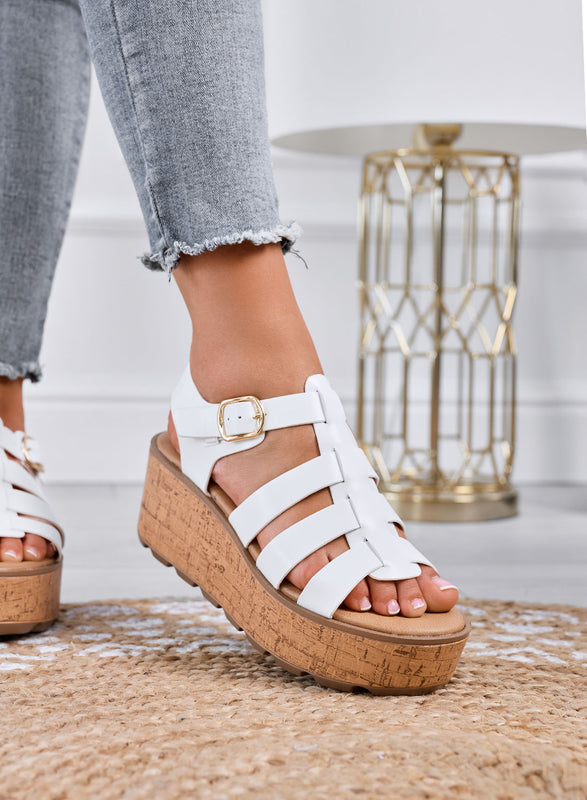 CUSHIONAIRE Sandali Con Zeppa In Sughero Naomi Donna | Tomaia Elasticizzata, Larghezze Disponibili