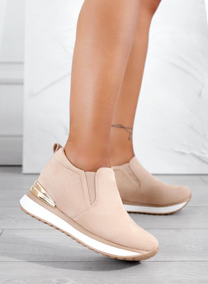 Mud sneakers with side elastic