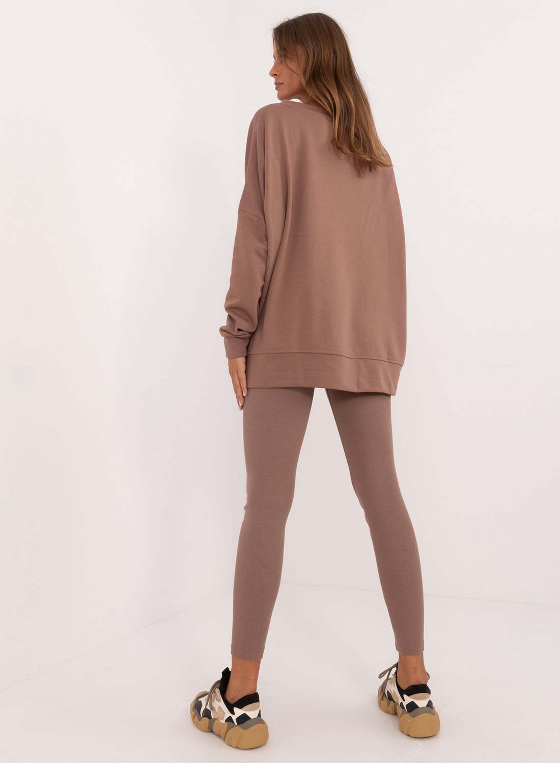 Tuta fango due pezzi con leggings e maxi maglia California