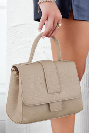 Mud-colored bag with shoulder strap B230