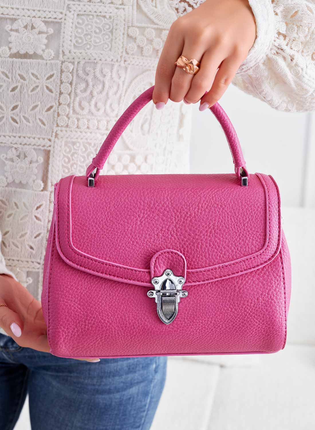 Sac fuchsia avec bandoulière B232