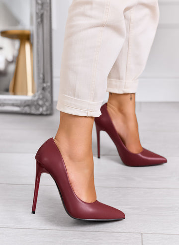 ANTAS - Bordeaux pumps with high heel
