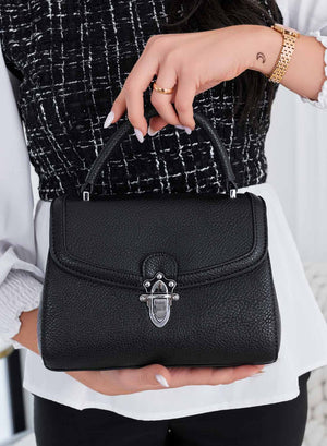 Black bag with shoulder strap B232