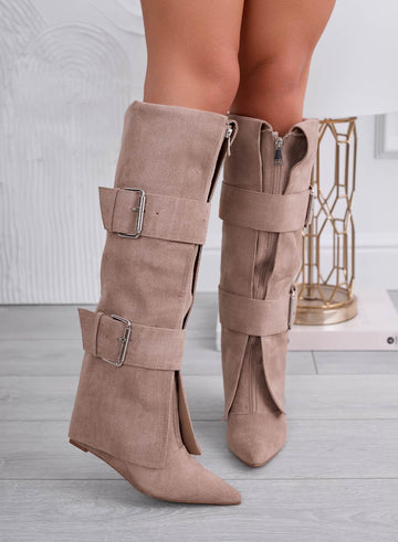 MEDELLIN - Mud boots with zip and buckles