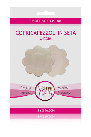 Silk nipple covers - Nude