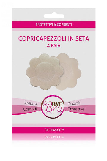 Silk nipple covers - Nude