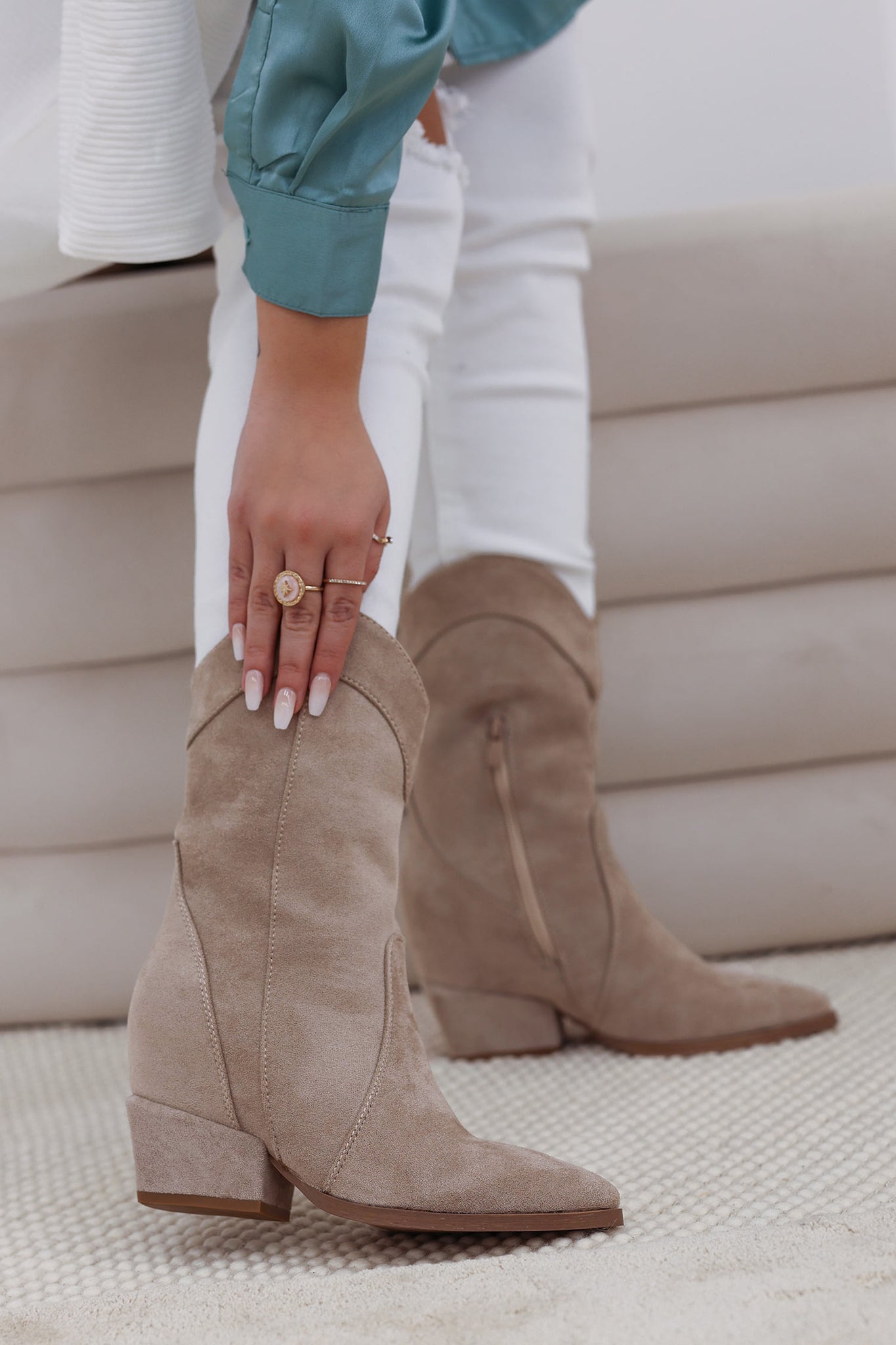 Mud camperos ankle boots